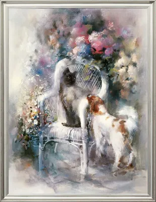 Картина на холсте Аперитив 80х60 см. Willem Haenraets. оформлена в багет  Арт. ХВ-х99 - купить в Москве, цены на Мегамаркет