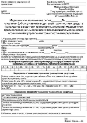 Медицинская справка водителя в Украине - каких врачей нужно пройти - Авто  bigmir)net