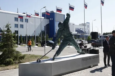 В Ульяновске открыли памятник русскому хоккею • TOP24 • Ульяновск
