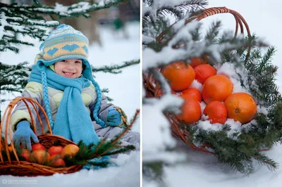 Идеи зимней семейной фотосессии | Для всей семьи