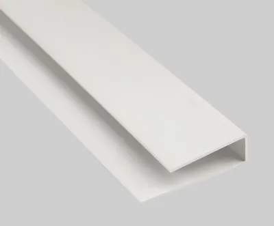 Профиль ПВХ соединительный 3 м для панелей 8-10 мм белый купить недорого в  интернет-магазине товаров для декора Бауцентр