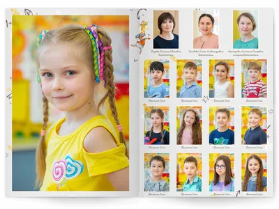Выпускные альбомы для детского сада / детсадовские выпускные фотокниги /  фотокнига для детского садика