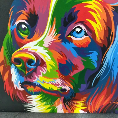 Нарисованные собаки - красивые фото
