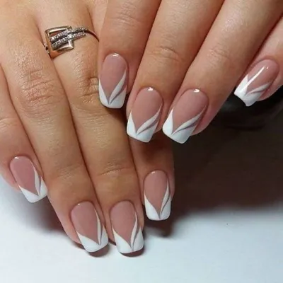 Накладные ногти Kitty Nail, классический белый френч, форма балерина,  длинные, 24 шт - купити за найкращою ціною в Україні ➤ KittyShop.com.ua