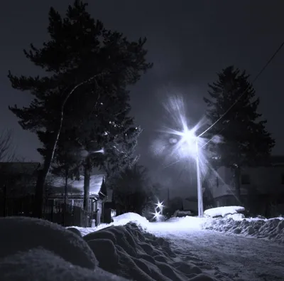 Фото ночь зима фотографии