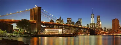 Обои Вечер в Нью Йорке, картинки - Обои для рабочего стола Вечер в Нью Йорке  фото из альбома: (города)