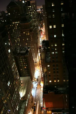Обои на рабочий стол Вечерняя панорама, вид на город Нью-Йорк / New York и  на Бруклинский мост / Brooklyn Bridge, обои для рабочего стола, скачать  обои, обои бесплатно