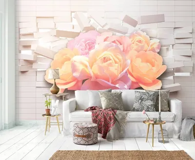 Фотообои Dekor Vinil, 3д стерео обои, цветы, обои пион, пионы,  розовый,мрамор,красивые фотообои, обои в спальню, флизелин,фреска |  AliExpress