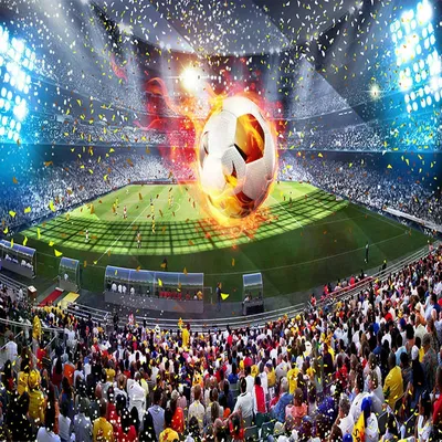 Кубок Мира Футболу Обои Мячом Флагом Векторное изображение ©GreatBergens  189737270