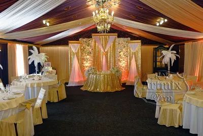 Секреты идеального оформления свадебного зала | блог «Золотой берег»