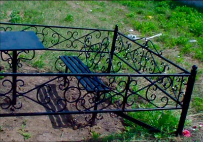 Оградки на могилу в Смоленске — купить ограды на кладбище | Цена