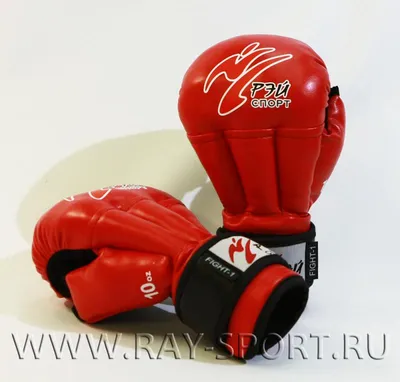 RuscoSport Перчатки для рукопашного боя красные