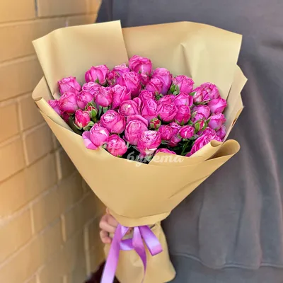 Only Rose — идеальный букет из роз | Купить букет из розовых пионовидных роз  «Мадам Бомбастик»