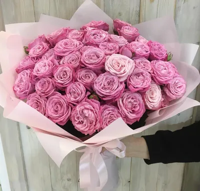 Букет пионовидных роз №202 - 🌹 Цветы Новосибирск заказ: