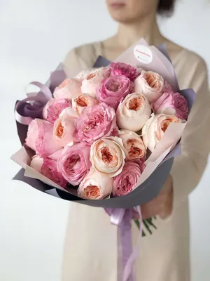 Не букет, а мечта: 25 пионовидных роз по цене 11140 ₽ - купить в RoseMarkt  с доставкой по Санкт-Петербургу