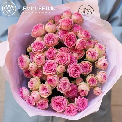 7 кустовых пионовидных роз купить от 3700 рублей в Спб с доставкой | Fleur  de Lys