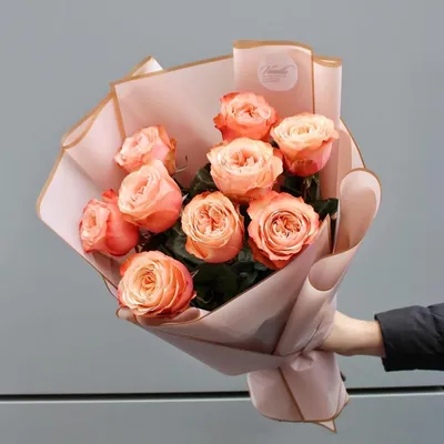 Букет из 9 пионовидных роз» - купить в Ульяновске за 4 760 руб