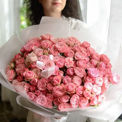 Букет пионовидных роз \"Версаль\", Эквадор купить за 12 250 руб. с  круглосуточной доставкой | Мосцветторгком