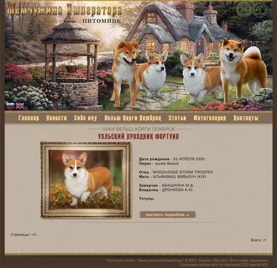 Новый сайт для питомника «Дом больших собак»