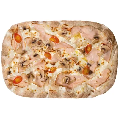 Пицца с ветчиной грибами и сыром рецепт с фото пошагово - 1000.menu