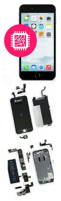 Нижний шлейф зарядки iPhone 7 Plus Original Black – купить в Киеве и Украине