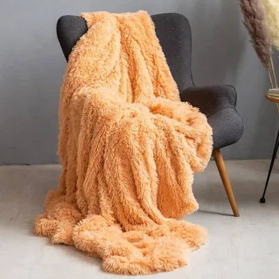 Плед вязаный из Alize Puffy для новорожденного , размер 85*80, цвет  \"нежно-голубой\" - купить с доставкой по выгодным ценам в интернет-магазине  OZON (548635540)