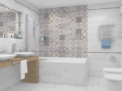 Ванная без плитки — 7 вариантов отделки стен и потолка