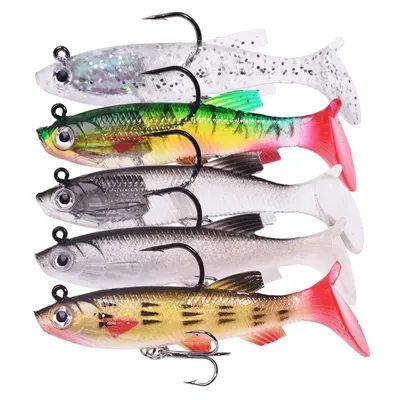 Мягкая силиконовая приманка Bony Fish 6шт 10см виброхвост на окунь, щуку,  судак, жерех, сома, лосось, форель - купить по доступной цене в  интернет-магазине OZON (895650722)
