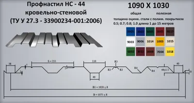 Монтаж профлиста