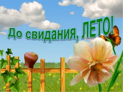 До свидания, лето!До новых встреч! — МБДОУ ДСКВ № 5 ст-цы Ясенской МО  Ейский р-н