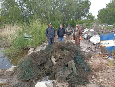 Полиция Никополя у браконьеров изъяла 39 раколовок и более 100 килограммов  рыбы | Інформатор Нікополь