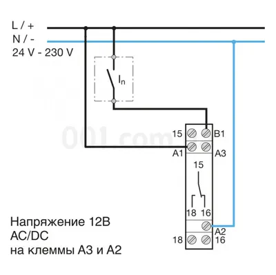 Схемы применения и подключения реле защиты и контроля фаз и напряжения РНЛ-1