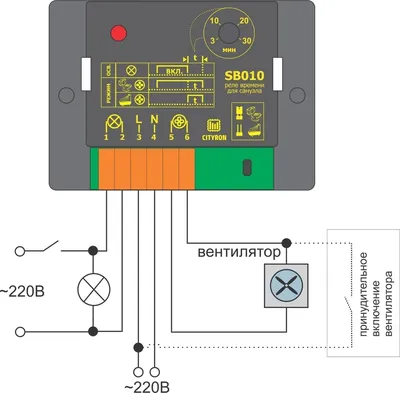 Схема подключения промежуточного реле к Smart 2.0 - Zont