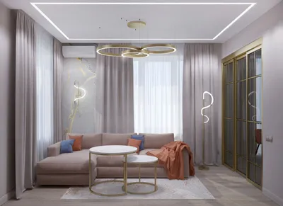 Дизайн интерьера трехкомнатной квартиры 76 кв.м. - Design Sanna