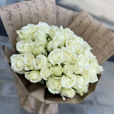 Букет 51 роза «Аваланж» 60 см. купить в Краснодаре с доставкой