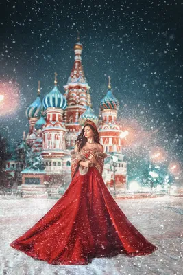 Владимирские девушки делятся заснеженными кадрами с атрибутами славянского  образа