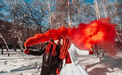 Идеи для фотосессии с цветным дымом | Instalook.ru - подарки с фото | Дзен