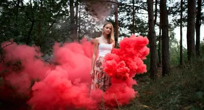 Идеи для фотосессии с цветным дымом | Instalook.ru - подарки с фото | Дзен