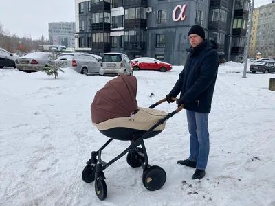 Две Женщины С Детской Коляской Наслаждаются Зимой В Лесу Семейное Время —  стоковые фотографии и другие картинки Зима - iStock