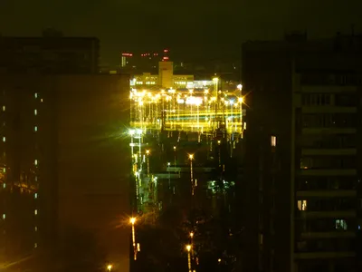 Вид с крыши дома ночью - 64 фото