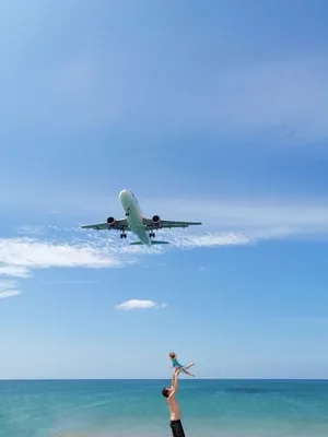 Пляж с самолётами. Пхукет. Таиланд. | Пикабу