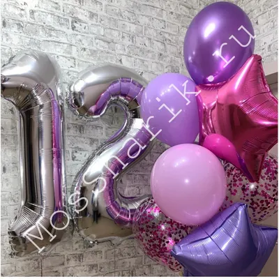 Набор воздушных шаров цифры на юбилей, день рождения 20 лет Lockyer  34815899 купить за 399 ₽ в интернет-магазине Wildberries