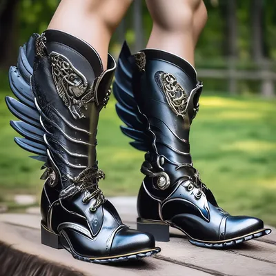 Сапоги-скороходы prince pegasus long…» — создано в Шедевруме