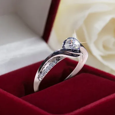 Женские серебряные кольца Стразы с супервспышкой геометрической формы,  золотые обручальные кольца, богемные Ювелирные наборы для женщин, кольца из  смолы, Размер 7 | AliExpress