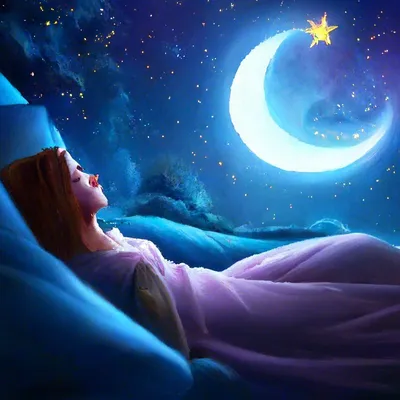 Спокойной ночи,сладких снов» — создано в Шедевруме