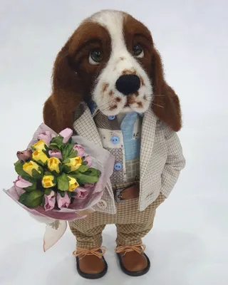 Яркая анимация в день доброты с собакой и букетом цветов. Будь друг к другу  добрее! | Анимация, Открытки, Поздравительные открытки