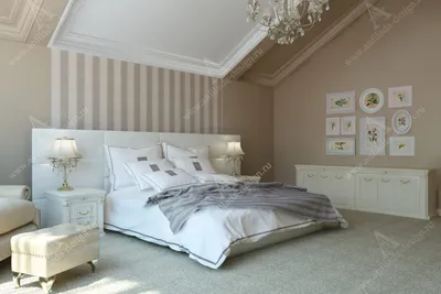 Спальная комната в загородном доме | Iroom Design
