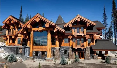 Дома из сруба в канадском стиле, канадская рубка