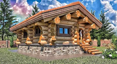 Проект деревянного дома 6.5х9.2