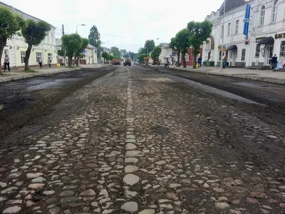 Фото \"На улице Горького. Новые и старые дома\", 1 апреля 1968 - 1 мая 1968,  г. Череповец и Череповецкий район - История России в фотографиях